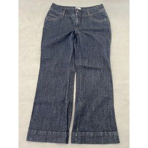 Monroe & Main Women's 14 Dark Wash Bootcut Jeans Mid Rise Stretch